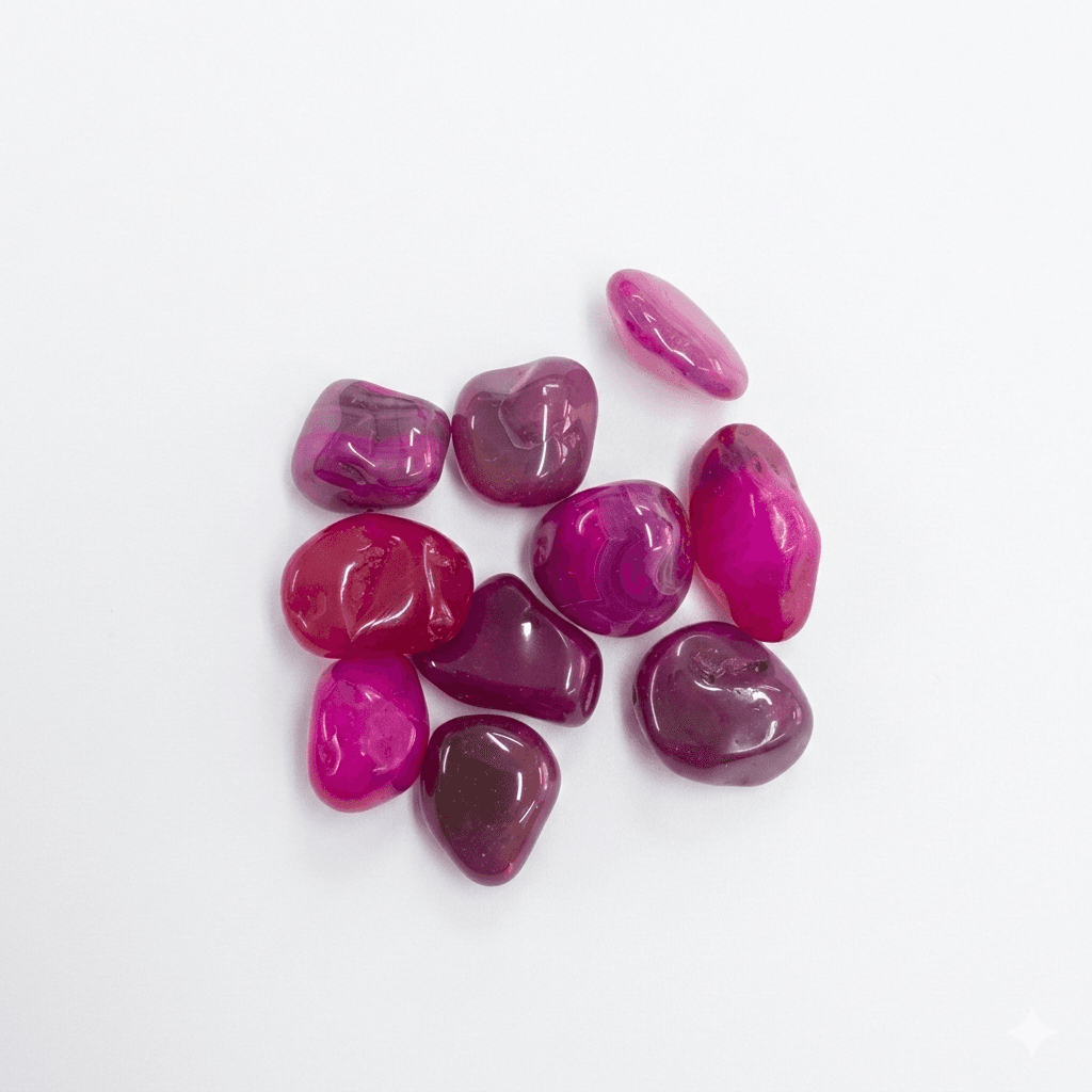 Mineral Ágata Rosa | Rodado