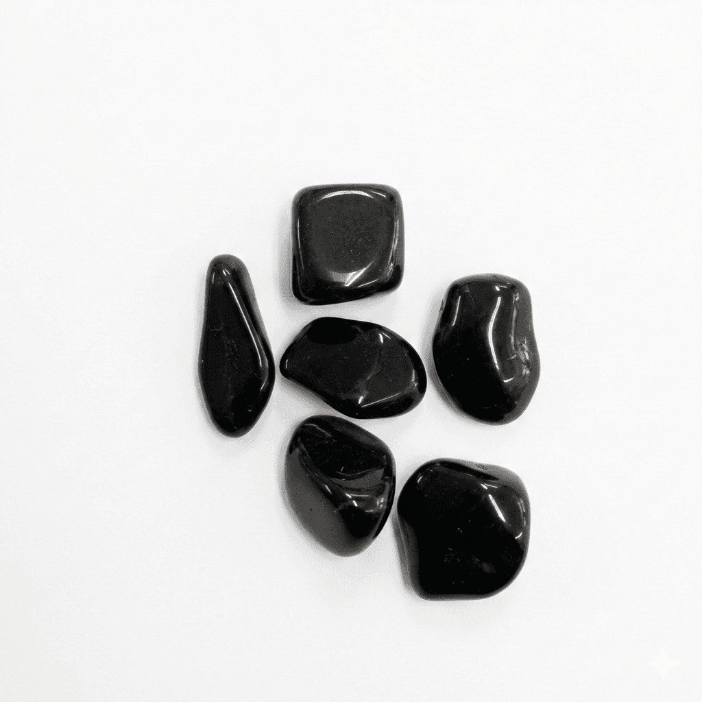 Mineral Ónix Negro Natural | Rodado