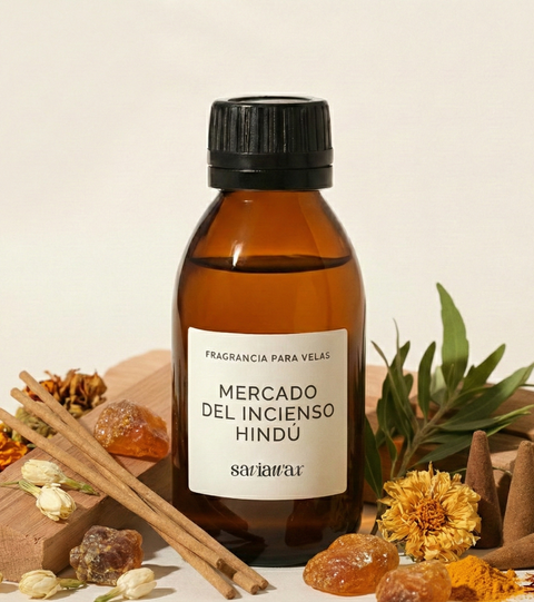 Mercado del incienso hindú