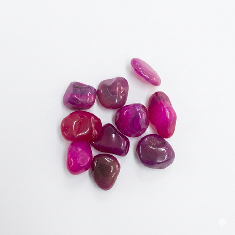 Mineral Ágata Rosa | Rodado