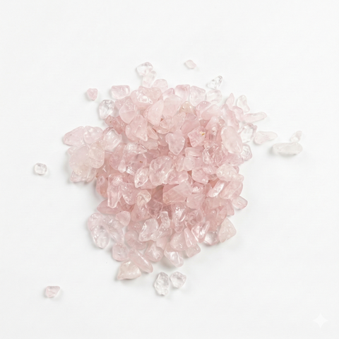Chips de Cuarzo Rosa Natural