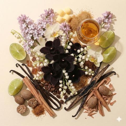Fragancia de Black Orchid and Lilly