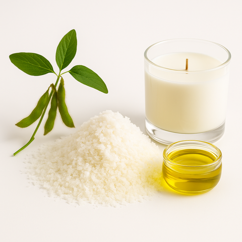 Cera de Soja 46 – Pureza Vegetal para Velas Aromáticas Sofisticadas